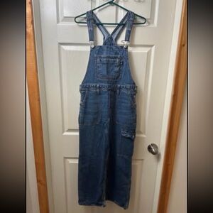 American Eagle Denim Overall Dress Medium